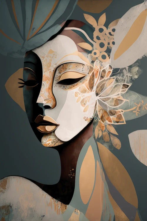 Cadence - Abstract Portrait by Bella Eve wall art