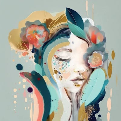 Esther Bloom by Bella Eve canvas print