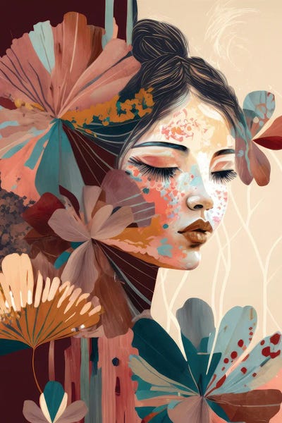 Grace In Bloom by Bella Eve canvas print