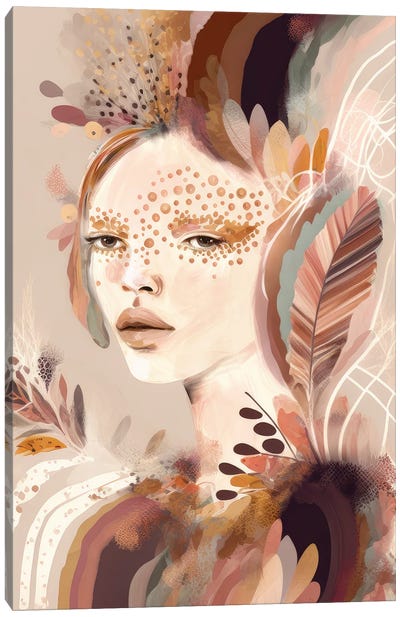 Feather Canvas Art Print - Bella Eve
