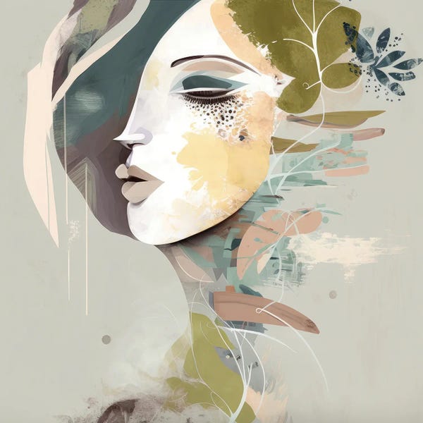 Bella Eve: Meadow - Abstract Portrait by Bella Eve