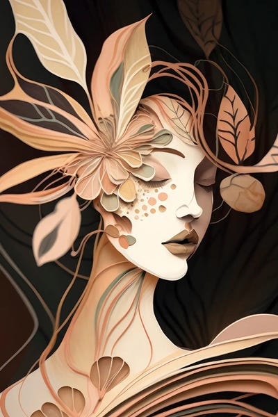 Bella Eve: Magnolia - Nature Portrait by Bella Eve