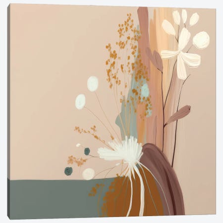 Beautiful Dried Flowers Canvas Print #BVE13} by Bella Eve Canvas Art