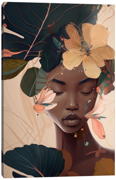 Saffron Canvas Art Print - Bella Eve