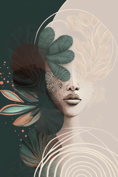 Sierra - Nature's Face by Bella Eve framed canvas print