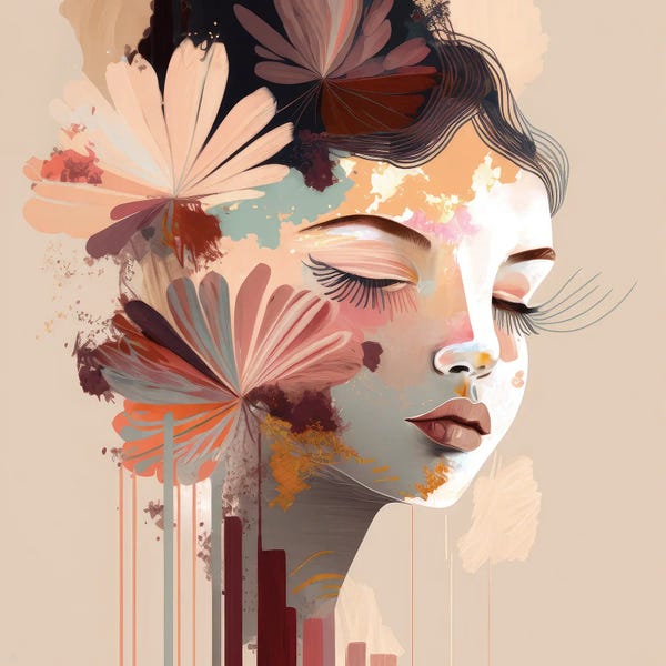 Bella Eve: Zahrah - Floral Portrait by Bella Eve