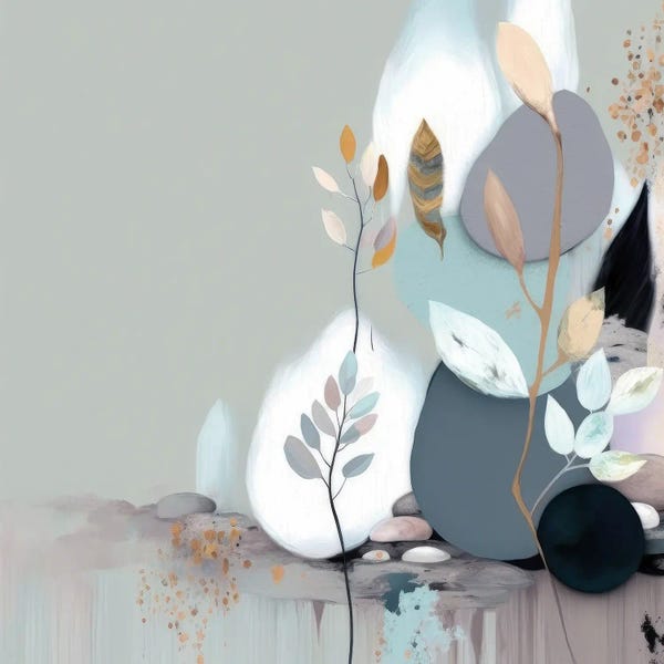 Bella Eve: Beautiful Abstract Blues by Bella Eve