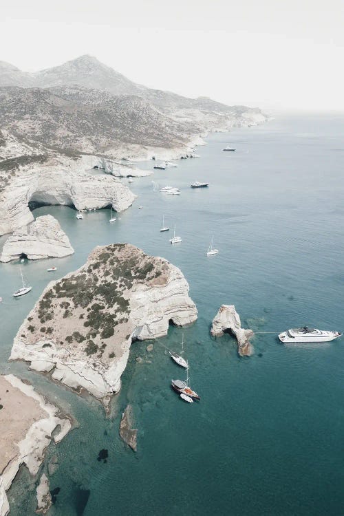 Majestic Coastline In Milos