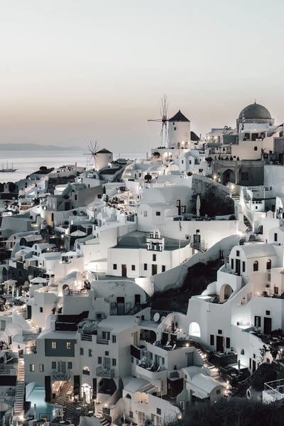 Santorini: Evening In Oia, Santorini by Bella Eve