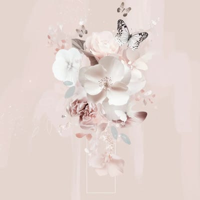 Abstract Pink Petal by Bella Eve multi panel art