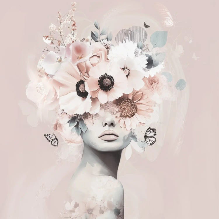 Pink Petal Veil by Bella Eve wall art