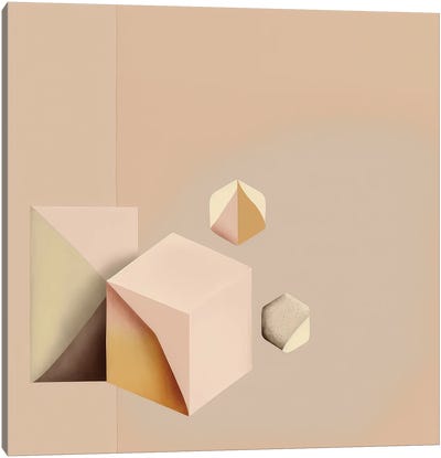 Betty Block - Abstract Complement Canvas Art Print - Bella Eve