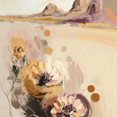 Blushed In Serene, Landscape by Bella Eve framed wall art