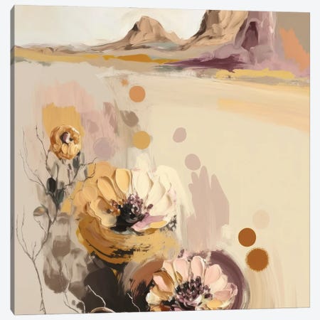 Blushed In Serene, Landscape Canvas Print #BVE30} by Bella Eve Canvas Artwork