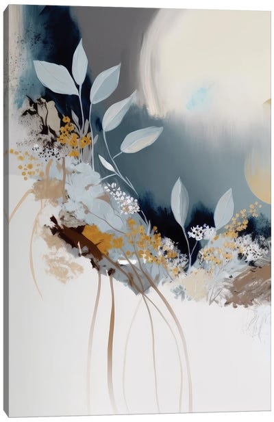 Bluebell - Abstract Complement Canvas Art Print - Bella Eve