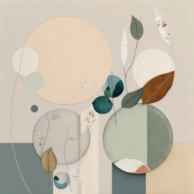 Circular Oasis by Bella Eve canvas print