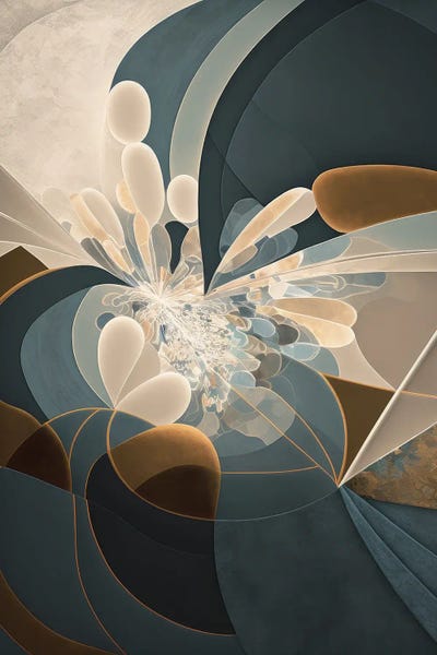 Bella Eve: Deep Blue Fractal by Bella Eve