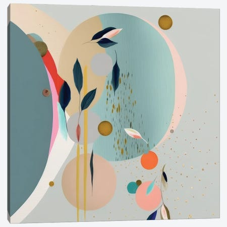 Esther - Abstract Complement Canvas Print #BVE46} by Bella Eve Canvas Art