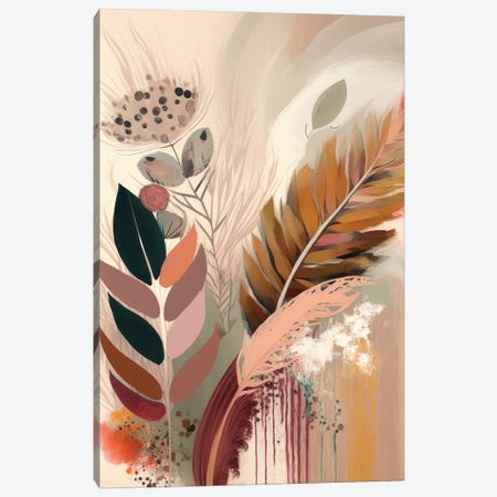 Feather - Abstract Complement Canvas Print #BVE49} by Bella Eve Canvas Print