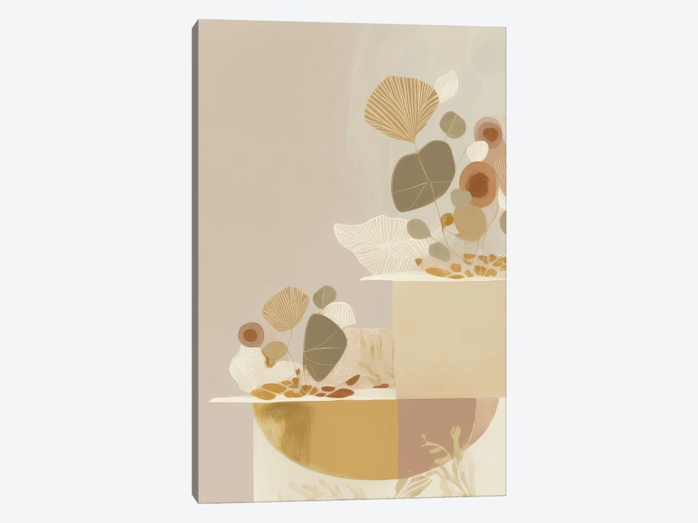 Abstract In Sage by Bella Eve 1-piece Canvas Art Print
