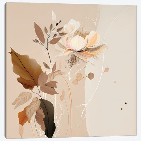 Fauna Fiona - Abstract Complement Canvas Print #BVE50} by Bella Eve Canvas Wall Art