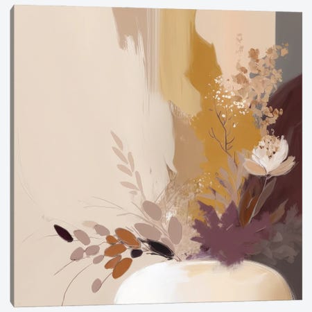 Minimalistic Blossom Canvas Print #BVE52} by Bella Eve Canvas Art