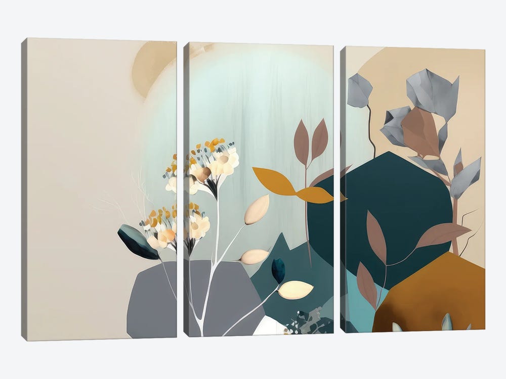 Modern Blooms by Bella Eve 3-piece Art Print