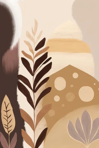 Modern Earthy Tribe by Bella Eve canvas print