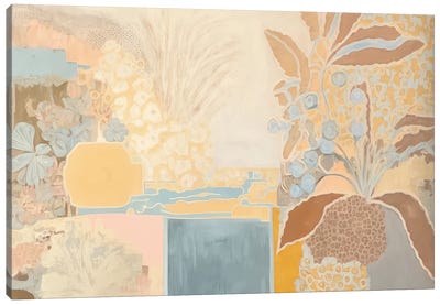 Modern Pineapple Haven Canvas Art Print - Bella Eve