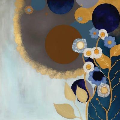 Modern Midnight Bloom III by Bella Eve canvas print