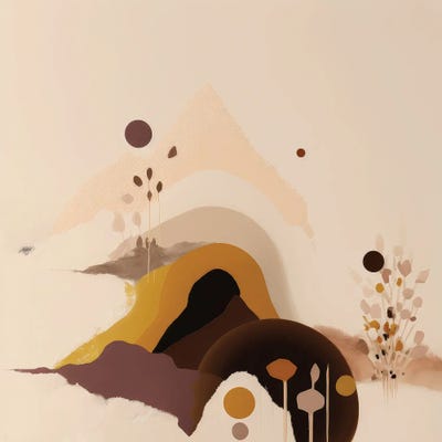 Mountain Of Luck by Bella Eve framed canvas print