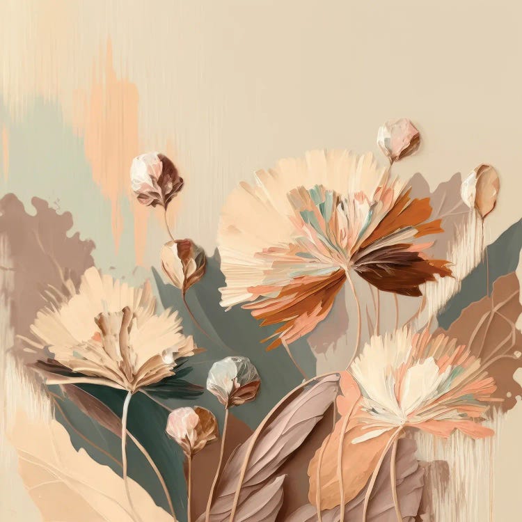 Peachy Botanics by Bella Eve wall art