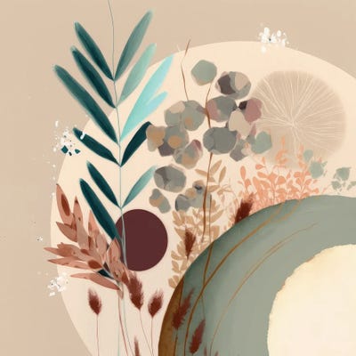 Organic Garden by Bella Eve canvas print