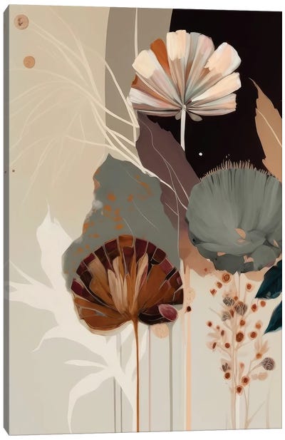 Organic Bloom Canvas Art Print - Bella Eve