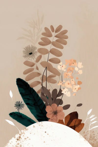 Simplicity In Flora by Bella Eve framed canvas print