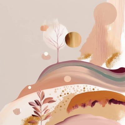 Surreal Hillscapes Of Peace by Bella Eve canvas print