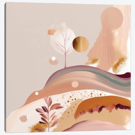 Surreal Hillscapes Of Peace Canvas Print #BVE85} by Bella Eve Canvas Wall Art