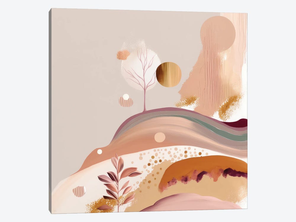 Surreal Hillscapes Of Peace by Bella Eve 1-piece Canvas Art Print