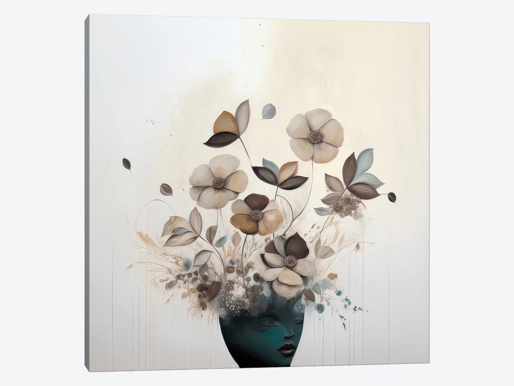 Vase Of Thoughts by Bella Eve 1-piece Canvas Artwork