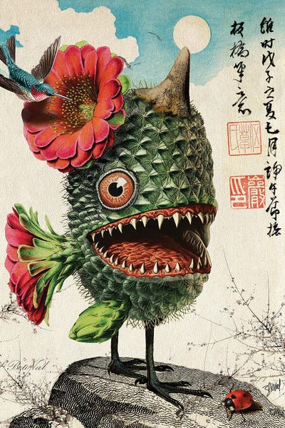 Fine Art Print: Cactus Monster by Beto Val