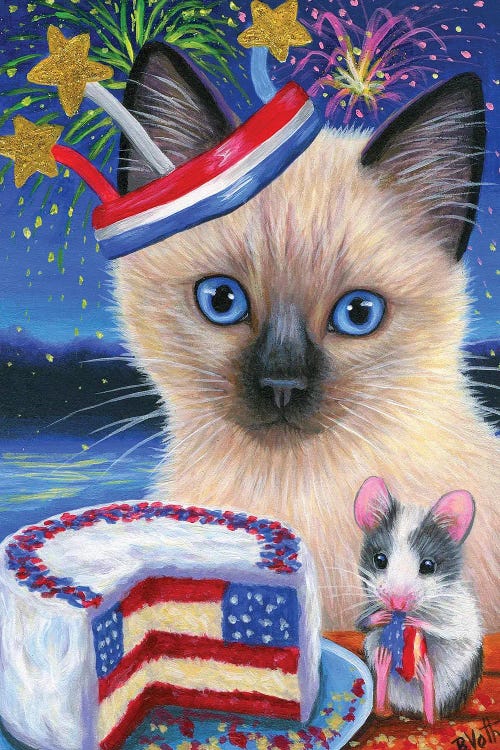 Cici's Celebration by Bridget Voth wall art
