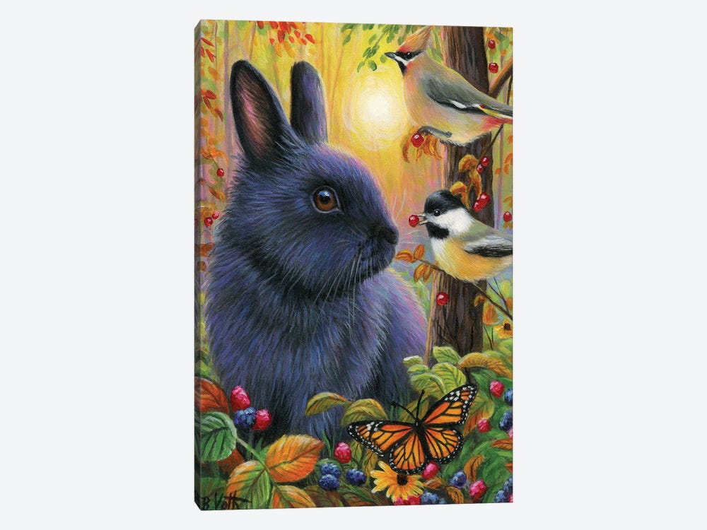 Little Autumn Bunny by Bridget Voth 1-piece Canvas Art