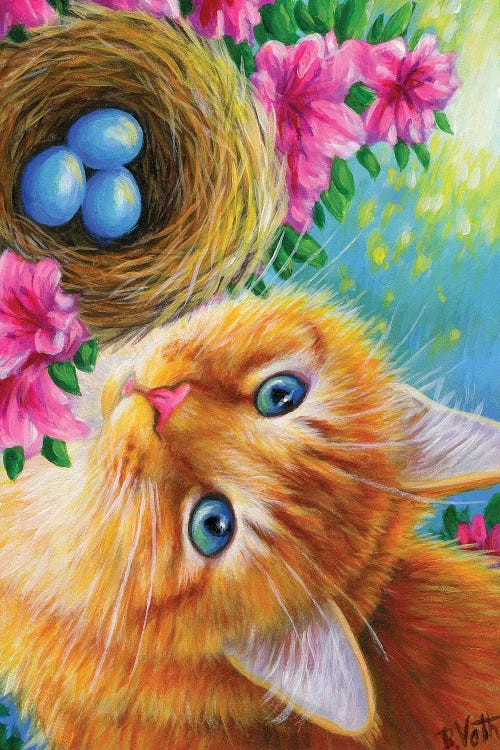 Little Blue Eggs by Bridget Voth wall art