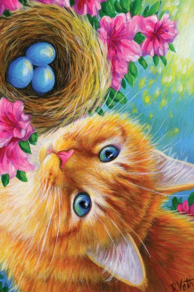 Orange Cats: Little Blue Eggs by Bridget Voth