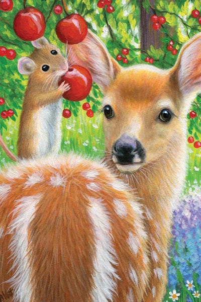 A Little Help From My Friend by Bridget Voth metal wall art