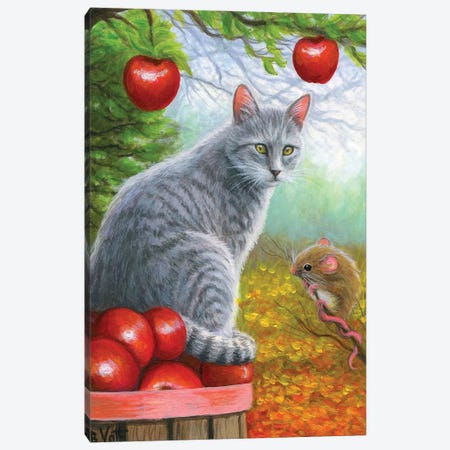Misty's Orchard Canvas Print #BVT219} by Bridget Voth Canvas Print