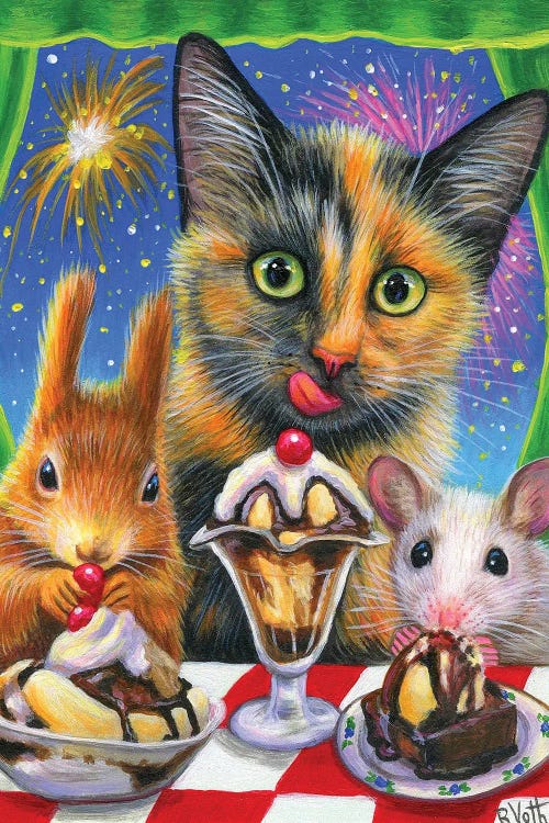 New Years Yum by Bridget Voth wall art