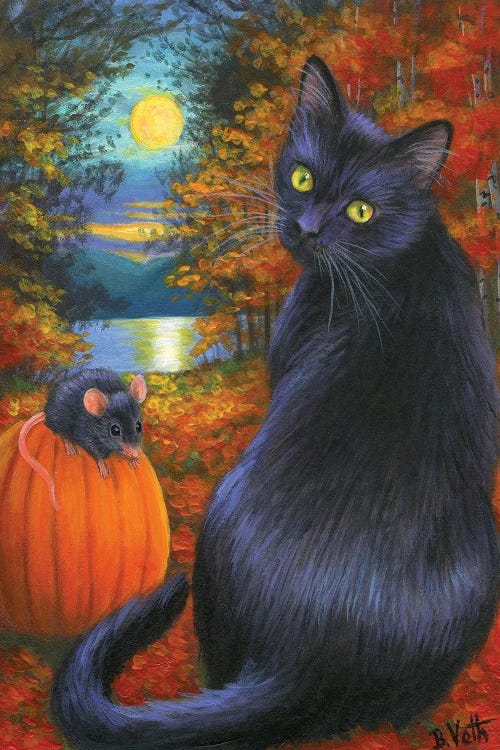 October Moon by Bridget Voth wall art