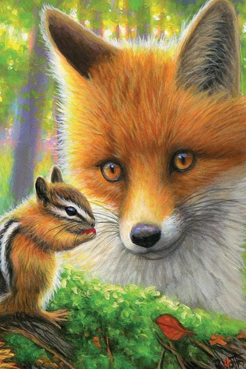 A New Friend For Little Fox by Bridget Voth wall art
