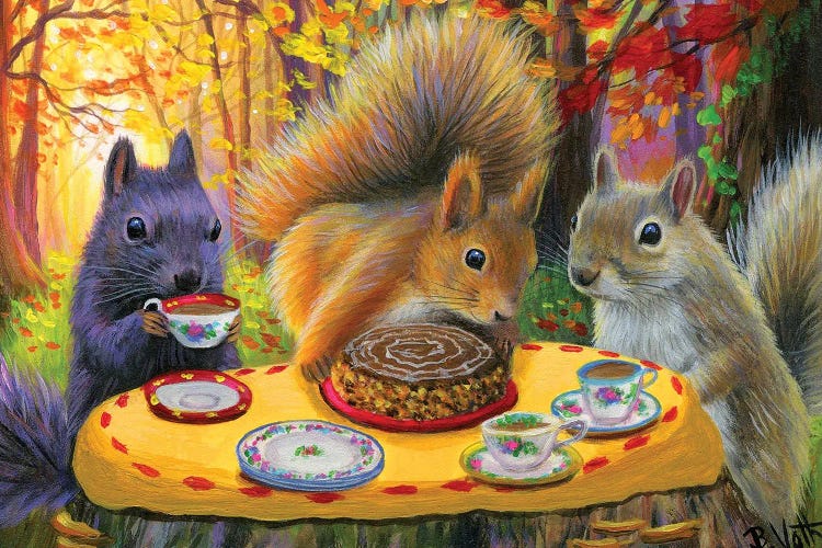 The Nut Club by Bridget Voth wall art
